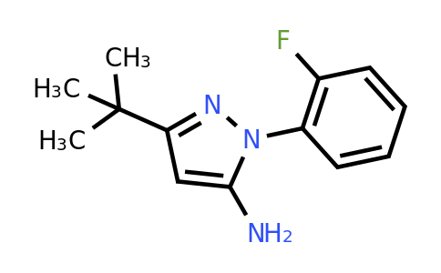 5-tert-Butyl-2-(2-fluoro-phenyl)-2H-pyrazol-3-ylamine