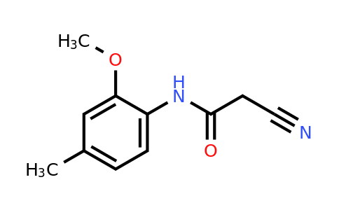 CAS 845867-45-0 | 2-Cyano-N-(2-methoxy-4-methylphenyl)acetamide