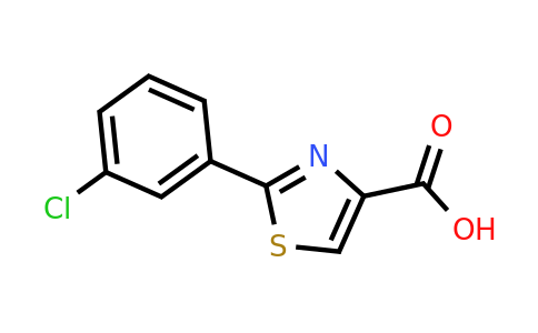 CAS 845885-82-7 | 2-(3-Chlorophenyl)-1,3-thiazole-4-carboxylic acid
