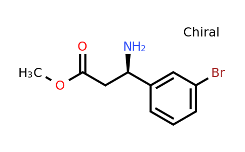 CAS 845958-74-9 | methyl (3R)-3-amino-3-(3-bromophenyl)propanoate