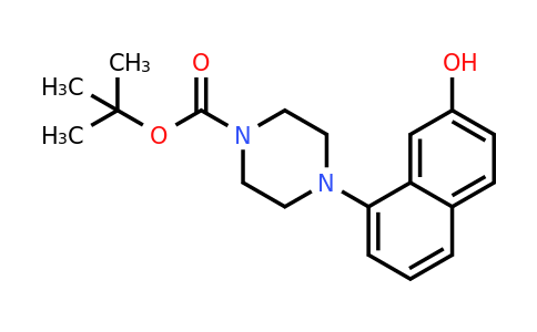 CAS 846033-00-9 | 4-(7-Hydroxy-naphthalen-1-yl)-piperazine-1-carboxylic acid tert-butyl ester