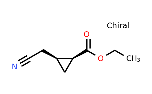 CAS 84673-47-2 | ethyl (1S,2S)‐rel-2‐(cyanomethyl)cyclopropane‐1‐ carboxylate