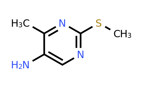 CAS 847139-63-3 | 4-Methyl-2-(methylthio)pyrimidin-5-amine