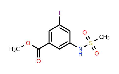 CAS 847157-47-5 | Methyl 3-iodo-5-(methylsulfonamido)benzoate
