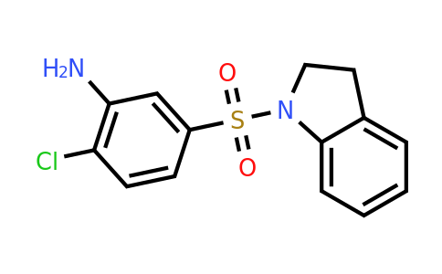CAS 847171-45-3 | 2-Chloro-5-(indolin-1-ylsulfonyl)aniline