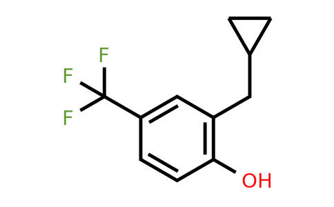 CAS 847348-56-5 | 2-(Cyclopropylmethyl)-4-(trifluoromethyl)phenol