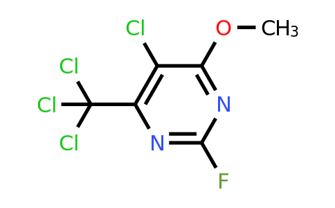 CAS 84737-34-8 | 5-Chloro-2-fluoro-4-methoxy-6-(trichloromethyl)pyrimidine