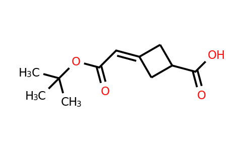 CAS 847416-51-7 | 3-(2-tert-butoxy-2-oxo-ethylidene)cyclobutanecarboxylic acid