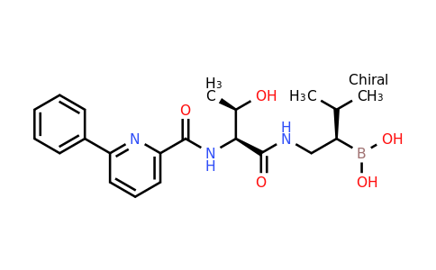 CAS 847499-27-8 | boronic acid, b-[(1r)-1-[[(2s,3r)-3-hydroxy-1-oxo-2-[[(6-phenyl-2-pyridinyl)carbonyl]amino]butyl]amino]-3-methylbutyl]-
