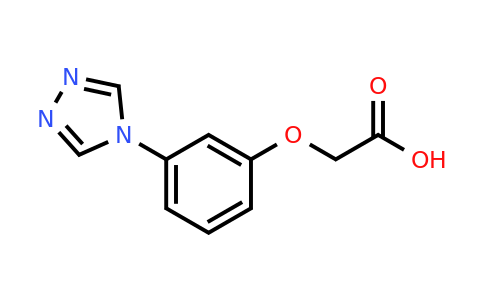 CAS 847606-79-5 | 2-[3-(4H-1,2,4-triazol-4-yl)phenoxy]acetic acid