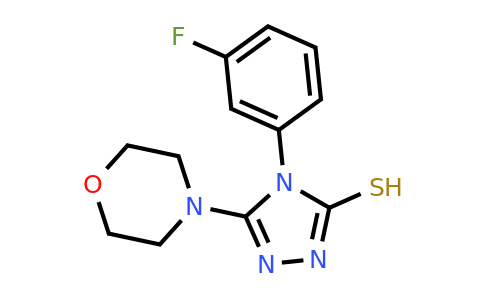 CAS 847744-12-1 | 4-(3-Fluorophenyl)-5-(morpholin-4-yl)-4H-1,2,4-triazole-3-thiol