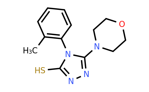 CAS 847744-14-3 | 4-(2-methylphenyl)-5-(morpholin-4-yl)-4H-1,2,4-triazole-3-thiol