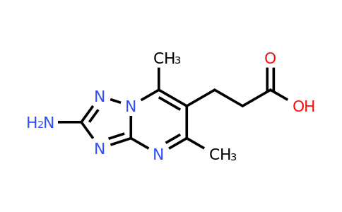 CAS 847744-18-7 | 3-{2-amino-5,7-dimethyl-[1,2,4]triazolo[1,5-a]pyrimidin-6-yl}propanoic acid