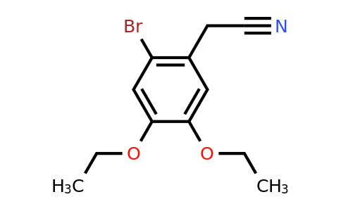CAS 847744-26-7 | 2-(2-bromo-4,5-diethoxyphenyl)acetonitrile