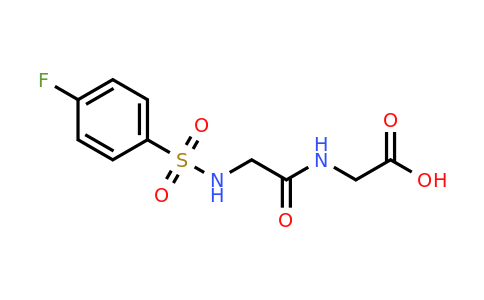 CAS 847744-33-6 | 2-[2-(4-fluorobenzenesulfonamido)acetamido]acetic acid