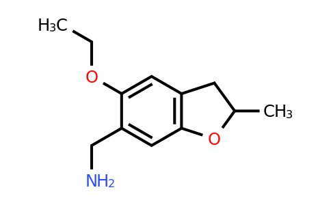 CAS 847744-35-8 | (5-ethoxy-2-methyl-2,3-dihydro-1-benzofuran-6-yl)methanamine