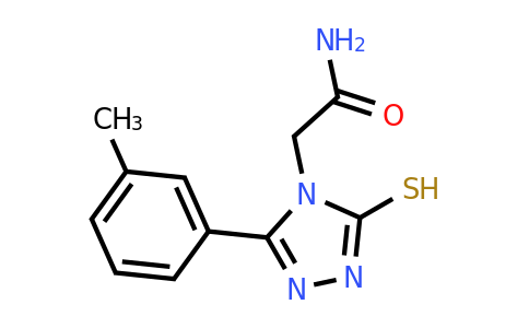 CAS 847744-40-5 | 2-[3-(3-methylphenyl)-5-sulfanyl-4H-1,2,4-triazol-4-yl]acetamide