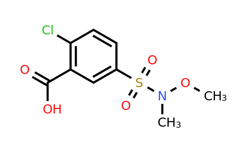 CAS 847758-99-0 | 2-chloro-5-[methoxy(methyl)sulfamoyl]benzoic acid