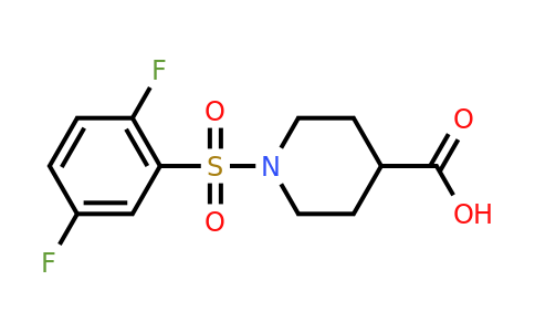 1-(2,5-difluorobenzenesulfonyl)piperidine-4-carboxylic acid