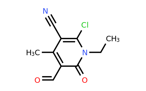CAS 847761-46-0 | 2-chloro-1-ethyl-5-formyl-4-methyl-6-oxo-1,6-dihydropyridine-3-carbonitrile