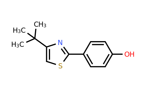 CAS 847781-95-7 | 4-(4-tert-butyl-1,3-thiazol-2-yl)phenol