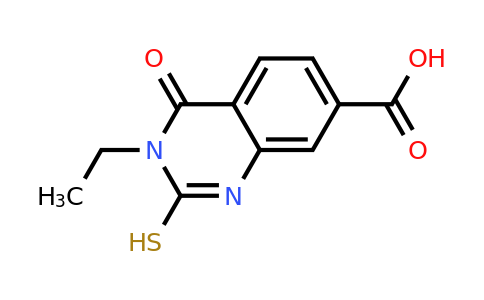 CAS 847783-60-2 | 3-ethyl-4-oxo-2-sulfanyl-3,4-dihydroquinazoline-7-carboxylic acid