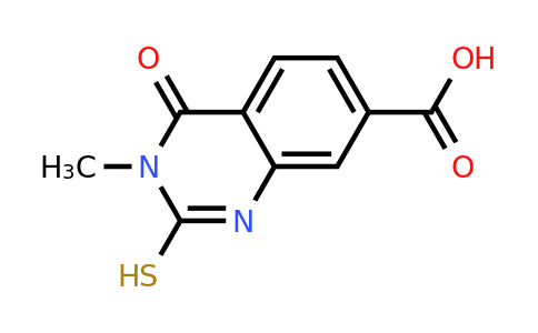 CAS 847783-61-3 | 3-methyl-4-oxo-2-sulfanyl-3,4-dihydroquinazoline-7-carboxylic acid