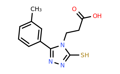 CAS 847783-62-4 | 3-[3-(3-methylphenyl)-5-sulfanyl-4H-1,2,4-triazol-4-yl]propanoic acid