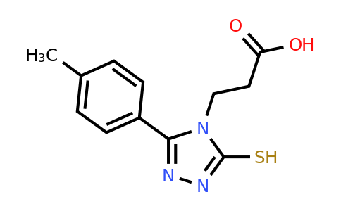 CAS 847783-63-5 | 3-[3-(4-methylphenyl)-5-sulfanyl-4H-1,2,4-triazol-4-yl]propanoic acid