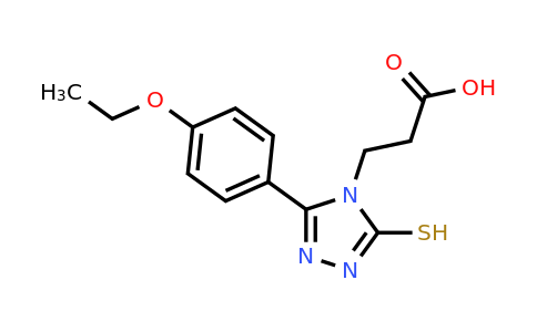 CAS 847783-64-6 | 3-[3-(4-ethoxyphenyl)-5-sulfanyl-4H-1,2,4-triazol-4-yl]propanoic acid