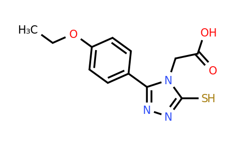 CAS 847783-65-7 | 2-[3-(4-ethoxyphenyl)-5-sulfanyl-4H-1,2,4-triazol-4-yl]acetic acid