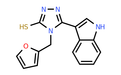 CAS 847783-67-9 | 4-[(furan-2-yl)methyl]-5-(1H-indol-3-yl)-4H-1,2,4-triazole-3-thiol