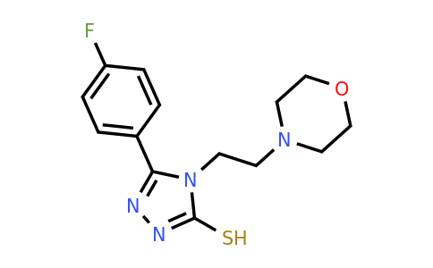 CAS 847783-68-0 | 5-(4-fluorophenyl)-4-[2-(morpholin-4-yl)ethyl]-4H-1,2,4-triazole-3-thiol