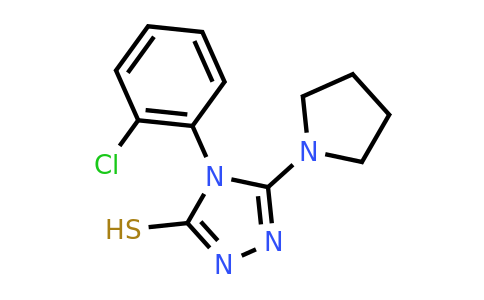 CAS 847783-70-4 | 4-(2-chlorophenyl)-5-(pyrrolidin-1-yl)-4H-1,2,4-triazole-3-thiol