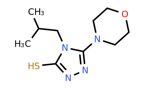 CAS 847783-73-7 | 4-(2-methylpropyl)-5-(morpholin-4-yl)-4H-1,2,4-triazole-3-thiol