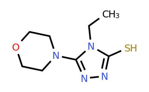 CAS 847783-74-8 | 4-ethyl-5-(morpholin-4-yl)-4H-1,2,4-triazole-3-thiol