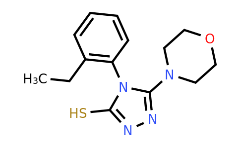 CAS 847783-75-9 | 4-(2-ethylphenyl)-5-(morpholin-4-yl)-4H-1,2,4-triazole-3-thiol