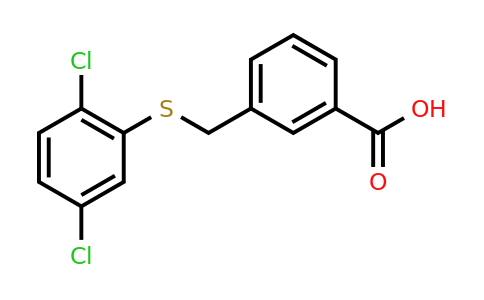 CAS 847783-87-3 | 3-{[(2,5-dichlorophenyl)sulfanyl]methyl}benzoic acid