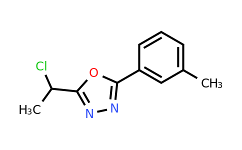 CAS 847837-39-2 | 2-(1-chloroethyl)-5-(3-methylphenyl)-1,3,4-oxadiazole