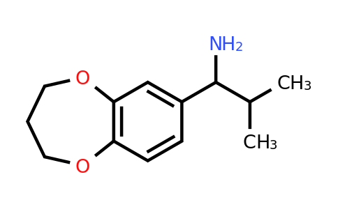 CAS 847837-46-1 | 1-(3,4-dihydro-2H-1,5-benzodioxepin-7-yl)-2-methylpropan-1-amine