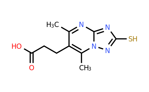 CAS 847837-47-2 | 3-{5,7-dimethyl-2-sulfanyl-[1,2,4]triazolo[1,5-a]pyrimidin-6-yl}propanoic acid