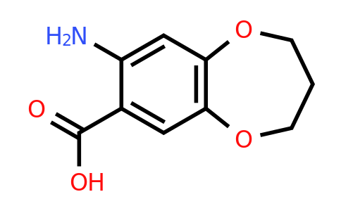 CAS 847837-48-3 | 8-amino-3,4-dihydro-2H-1,5-benzodioxepine-7-carboxylic acid