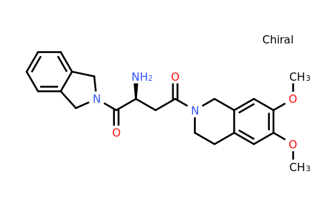 CAS 847928-31-8 | (S)-2-Amino-4-(6,7-dimethoxy-3,4-dihydroisoquinolin-2(1H)-YL)-1-(isoindolin-2-YL)butane-1,4-dione
