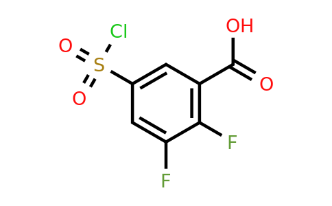 CAS 847972-30-9 | 5-(chlorosulfonyl)-2,3-difluorobenzoic acid