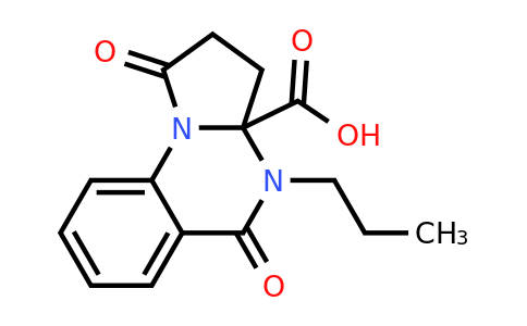 CAS 848052-91-5 | 1,5-dioxo-4-propyl-1H,2H,3H,3aH,4H,5H-pyrrolo[1,2-a]quinazoline-3a-carboxylic acid