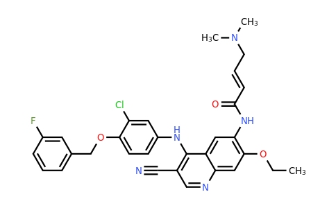 CAS 848133-17-5 | (E)-N-(4-((3-Chloro-4-((3-fluorobenzyl)oxy)phenyl)amino)-3-cyano-7-ethoxyquinolin-6-yl)-4-(dimethylamino)but-2-enamide
