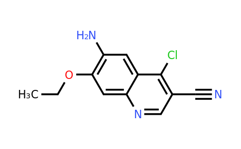 CAS 848133-87-9 | 6-Amino-4-chloro-7-ethoxyquinoline-3-carbonitrile