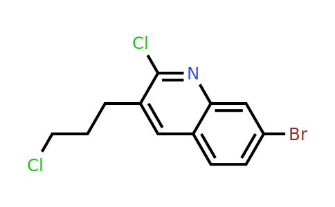 CAS 848170-47-8 | 2-Chloro-3-(3-chloropropyl)-7-bromoquinoline