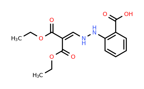 CAS 848178-50-7 | 2-{2-[3-ethoxy-2-(ethoxycarbonyl)-3-oxoprop-1-en-1-yl]hydrazin-1-yl}benzoic acid