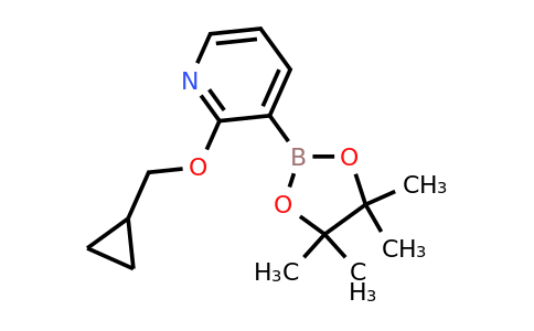 CAS 848243-26-5 | 2-Cyclopropylmethoxy-3-(4,4,5,5-tetramethyl-[1,3,2]dioxaborolan-2-YL)-pyridine
